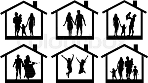 Do college kids think there's a difference between men and women? Family Silhouette Home Couple Man And Stock Vector Colourbox