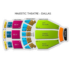 Majestic Theatre Dallas 2019 Seating Chart