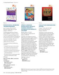 Asha 2018 Speech Language Pathology Catalog