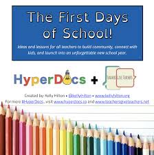 The First Days Of School First Day Of School Book Creator School