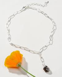 Then, make a loop at one of the ends and attach a small chain to it. Rain Or Shine Lariat Necklace Luna Norte