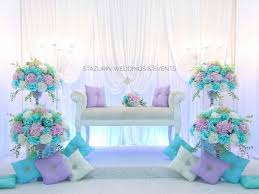 Pelamin Tunang Mini Pelamin Pastel Engagement Dais By Stazurin Weddings Events Booking Whatsapp 0 Dance Floor Wedding Unique Dining Room Bride Party Ideas