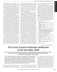 Walaupun telah 10 tahun berlalu, tsunami 2004 masih segar dalam ingatan penduduk pulau pinang. Pdf The Great Sumatra Andaman Earthquake Of 26 December 2004