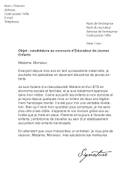 Lettre De Motivation Concours Eje Modele De Lettre