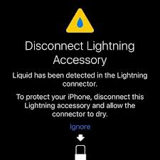 Find out why your iphone detected liquid in the lightning port or connector. Iphone Warning Message For Water Presence In Lightning Connector