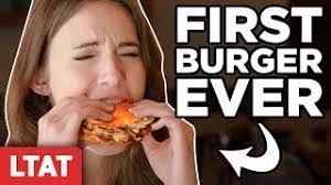 Eating A Burger For The First Time (Taste Test)