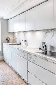 Modern White Kitchen Cabinets Ideas Minimalist Island Dining Room Table Stools Chairs House Plans Floors Story Small Tiny Home Design Penda