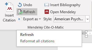 How to manually enter references into mendeley; Why Does Mendeley Not Create Citations In Word