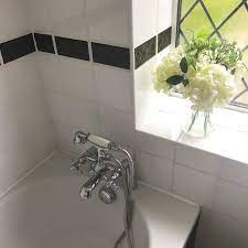 Get inspired with these bathroom floor tiles that can upgrade your design and pack plenty of personality into a small space. Diy Tips Painting Ceramic Tiles For A Bathroom Update Boo Maddie