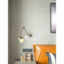 Light up the bedside or bring brightness to the reading nook with this swing arm lamp, a great way to illuminate while saving space. Swing Arm Wall Lamp Wall Mounted Bedside Brass Contemporary Reading Nickel Classic