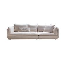 组合沙发进口实木框架 布艺软包 不锈钢脚w2600 d1000 h750 mm sofa furniture sofa furniture