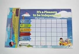 Magnetic Behavior Chart Teacher Parent Planning Reward Chore Board 1 Kid System Ebay