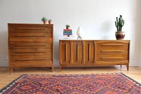 Mid Century Modern Kroehler Dresser Set Dresser Sets Mid Century Furniture Kroehler Furniture