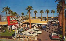 Sandman Motor Hotel Phoenix Arizona Arizona Postcard Buren