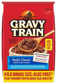 Gravy Train Beefy Classic Dry Dog Food 41 Lb Bag Chewy Com Dog Food Recipes Dry Dog Food Dog Diet