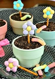 Never eat flowers from florists, nurseries, or roadsides. Flower Pot Cakes Back For Seconds