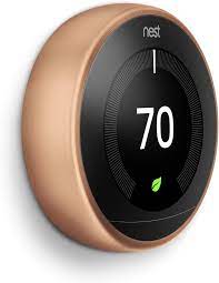 Google T3007es Nest Learning Thermostat 3rd Gen Smart Thermostat Stainless Steel Works With Alexa Nest Learning Thermostat Nest Learning Works With Alexa