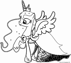 Princess Luna Coloring Page Lovely Princess Luna Little Pony Coloring Pages Printable My Little Pony Coloring My Little Pony Drawing Cartoon Coloring Pages