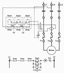 How to wire start stop station. A Three Wire Start Stop Circuit With Multiple Start Stop Push Buttons