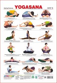 Buy Spectrum Unisex Polypropylene Yogasana Chart 3 Seating Postures 2 Online At Low Prices In India Ama Yoga Poses Advanced Hatha Yoga Poses Yoga Poses Names