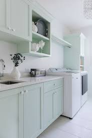 Interior Design Ideas Small Lot Modern Farmhouse Mint Green Rooms Laundry Room Cabinets Mint Green Kitchen
