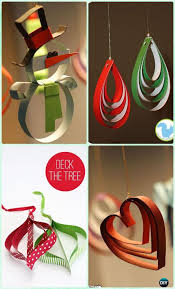 Beautiful paper christmas decorations with free shape templates and plenty of step by step photo instructions to help you make something gorgeous this these 3d paper christmas decorations will look fabulous hanging from your tree! Diy Paper Christmas Tree Ornament Craft Ideas Instructions Rozhdestvenskie Podelki Prazdnichnye Podelki Bumazhnye Cvetochnye Remesla