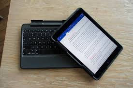 Your tablet should display zagg rugged book as an available device. Zagg Rugged Book Review Rough And Tough Keyboard Case For The 9 7 Inch Ipad Pro Pc World New Zealand