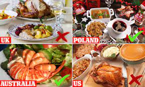 Considering that the christmas celebration is special in each country. The Healthiest Christmas Dinners Around The World Revealed Daily Mail Online