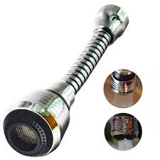 Wash any debris from the aerator before you replace it. Faucet Sprayer Attachment Flexible Tap Extension Aerator 360 Degree Abs For Kitchen Sink Cold Hot Water Silver Amazon Com