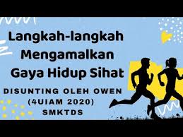 Edited by siti hadijah 9 januari 2021. Langkah Langkah Mengamalkan Gaya Hidup Sihat Youtube