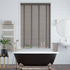 Shop our collection of made to measure faux wood blinds. Grey Blinds Contemporary Faux Wood Blinds At Affordable Prices