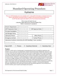 Hydrazine Ucla David Geffen School Of Medicine Laboratory