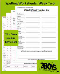 Skills learning to spell, third grade spelling words. Free Third Grade Spelling Curriculum Thrifty Homeschoolers