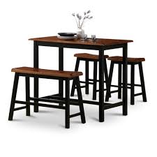 Bar Table Pub Set Barstool Barstools Stool Stools Metal Black Black Bar Table Bistro Table S Counter Height Table Sets Table And Bench Set Dining Table Setting