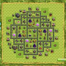 Base th9 clan war terkuat ini cukup ampuh digunakan saat Update 2016 Kumpulan Formasi Base Clash Of Clans Terbaik Town Hall 1 10 Clash Of Clans