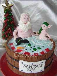 Funny cake icecream shape plastic stud earrings buy cake file size: Christmas Cake Designs 20 Santa Claus Cakes