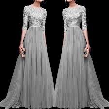 Uk Women Chiffon Lace Formal Bridesmaid Evening Party Maxi Dress Prom Long Gown Clothes Shoes Accesso Maxi Dress Prom Maxi Dress Evening Ball Gown Dresses