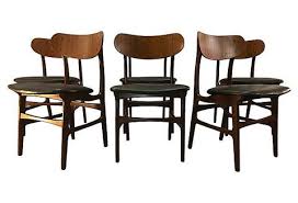 Mix and match these sleek, modern chairs with any of our dining tables to create a unique and handsome dining room setting. Danish Teak Round Back Dining Chairs Set Of 6 2bmodern
