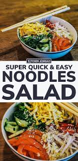 Summer Rice Noodles Salad With Hot Chili Oil Recipe Recipe Quick Healthy Meals Chili Oil Recipe Recipes