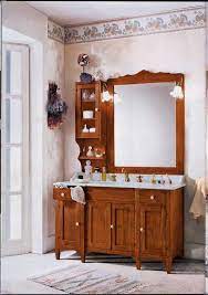 Mobile Bagno In Legno Compreso Lavabo Colore Noce Scuro Arte Povera Art 863 A Bagno Legno Mobile Bagno Bagno