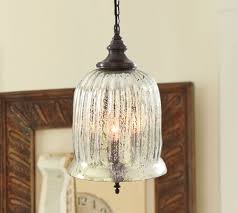 Kaplan Mercury Glass Pendant Pottery Barn