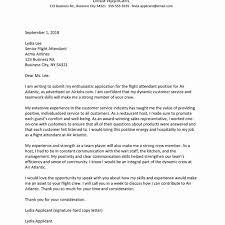 Flight Attendant Cover Letter Sample Elegant Flight Attendant Cover Letter And Writing Tips Flight Attendant Resume Job Resume Examples Customer Service Resume