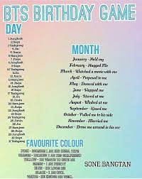 Jinâ€™s favorite color is blue. Bts Birthday Favorite Color Game K Pop Amino