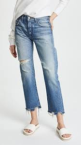 Mv Leola Cropped Straight Jeans