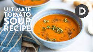 Roasted Tomatoes Cool Just Pull The Skins Off To Make A Smoother Texture Made A Batch And A Half And Froze Two Q Best Tomato Soup Tomato Soup Recipes Recipes