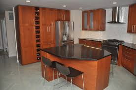 This Ikea Kitchen Has Grimslov Doors In Medium Brown We Helped Our Customers Fit 90 Cabinets Under A 95 Ceiling On Both Kitchen Kitchen Redo Kitchen Remodel