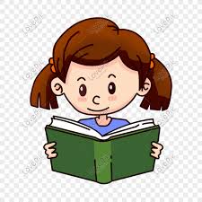 Gambar kartun muslimah membaca buku kantor. Cartoon Girl Reading A Book Png Image Psd File Free Download Lovepik 611414940
