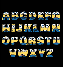 Make your own minions with these fun free printable minion play dough mats! 9 Best Printable Minion Alphabet Printablee Com