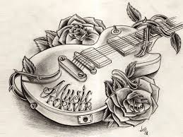 Pin By Daniel Alvarado On Art Guitar Tattoo Design Music Tattoo Designs Music Guitar Tattoo