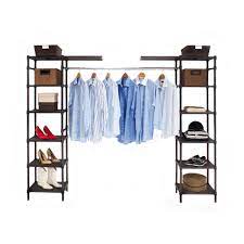 Tame your wardrobe with seville classics' expandable closet organizer system. Seville Classics Expandable Closet Organizer System Amazon In